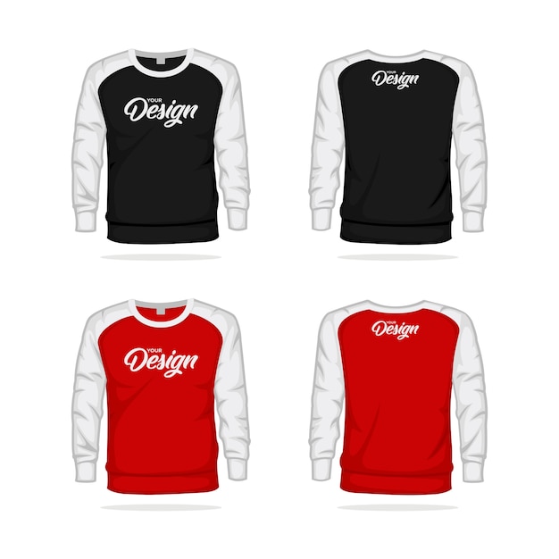 Jacket Sweater Raglan Template