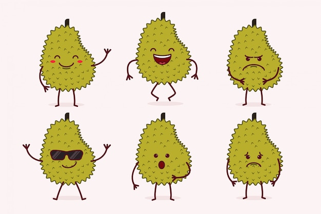 Jackfruit Fruit Character Set