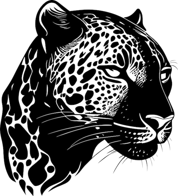 Jaguar Logo Monochrome Design Style