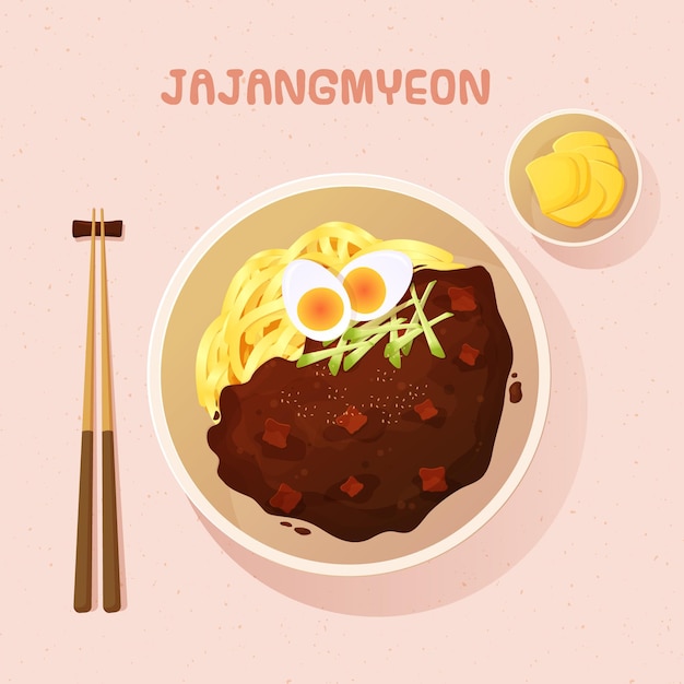 Jajangmyeon Korean Food