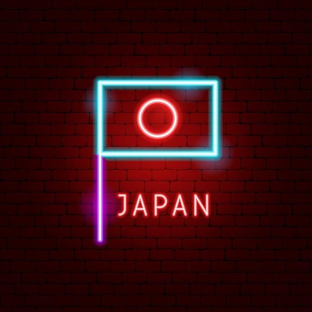 Japan Neon Label