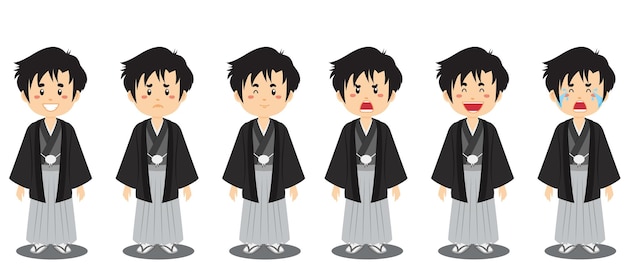 japanese chibi character expression