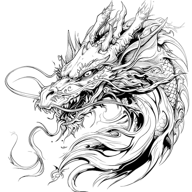 japanese dragon tattoo design