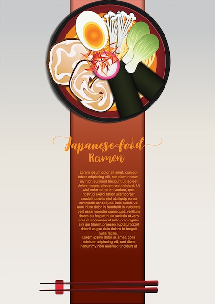 Japanese food background