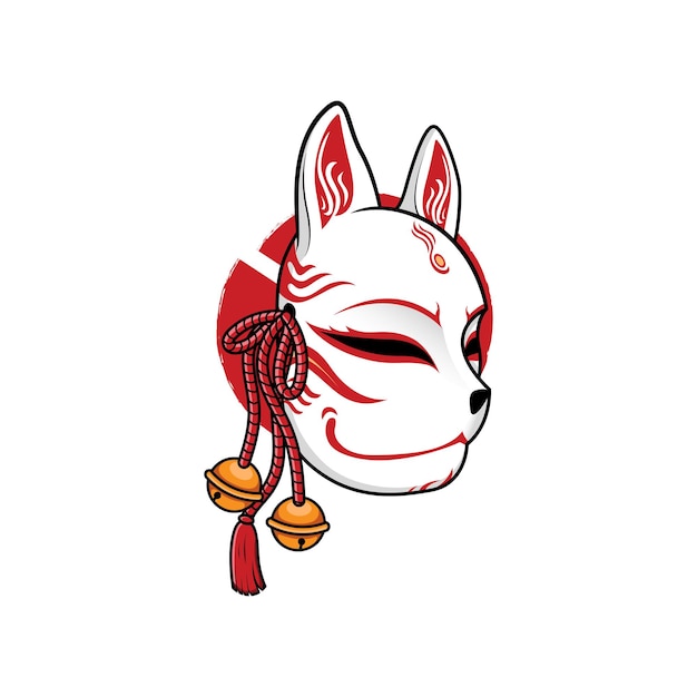 Japanese kitsune mask