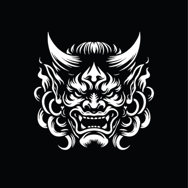 Japanese Oni Devil Design Tattoo Art