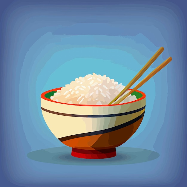 Japanese rice in a bowl