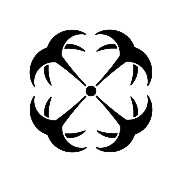 Japanese style design Sign or Ikari symbol