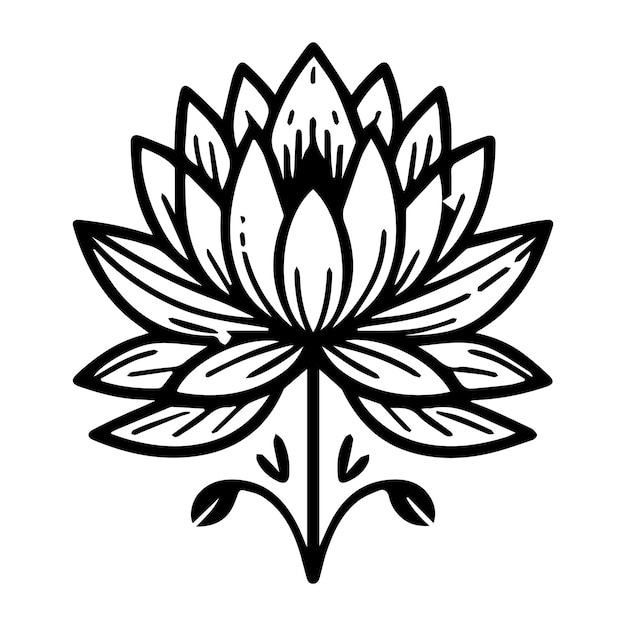 Japanese water lily tattoo design July birth flower water lily tattoo water lily larkspur July