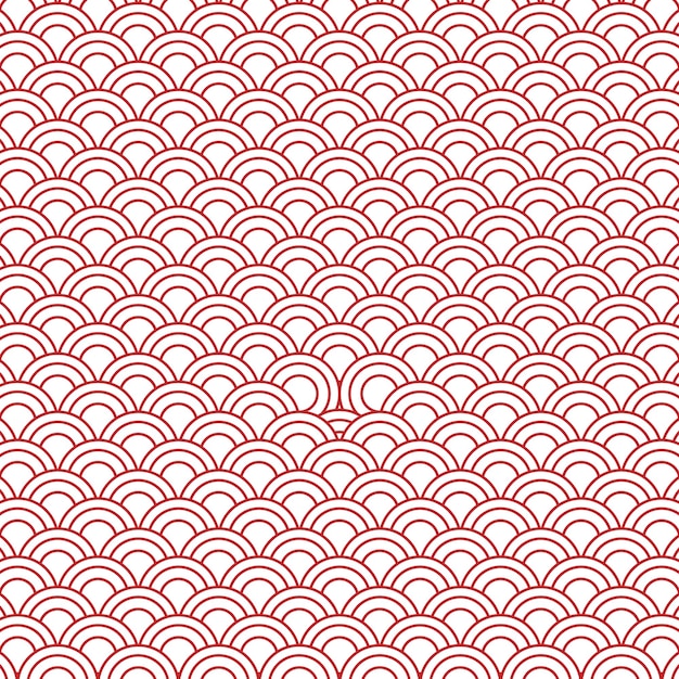 Japanese wave pattern background