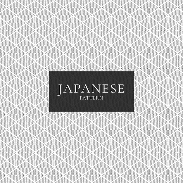 Japanese wave seamless pattern