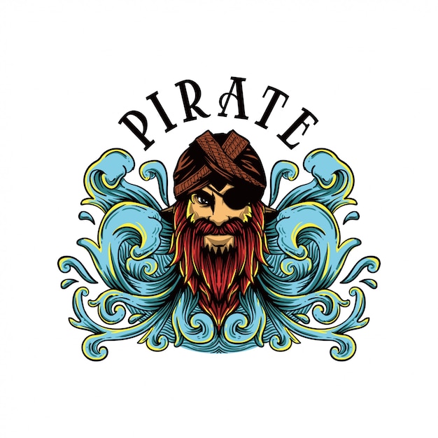 Javanese pirate illustration