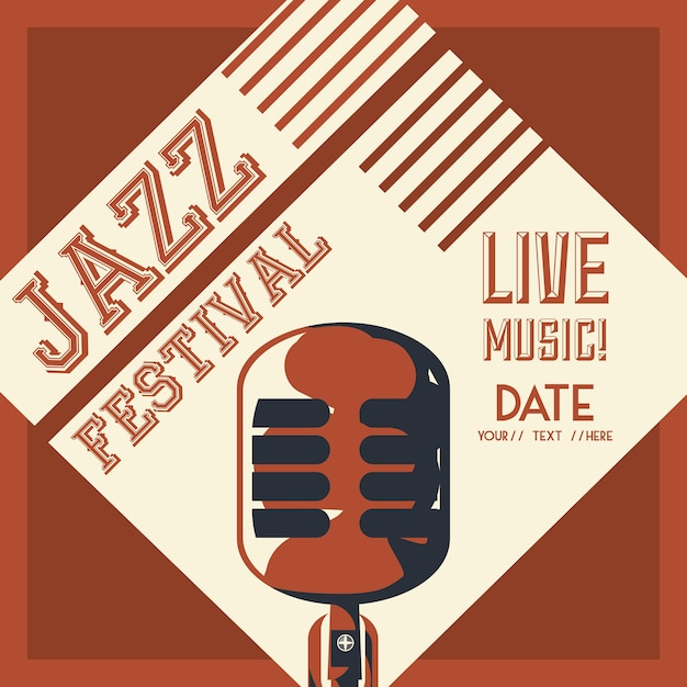 Jazz festival poster 