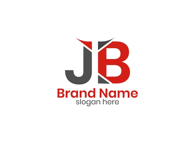 JB logo JB design BJ letter logo design Initial letter JB monogram logo