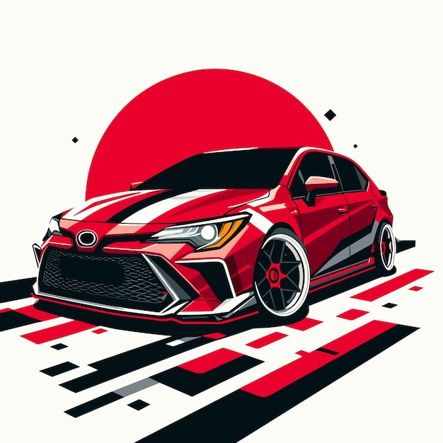 Vector jdm car vector 02