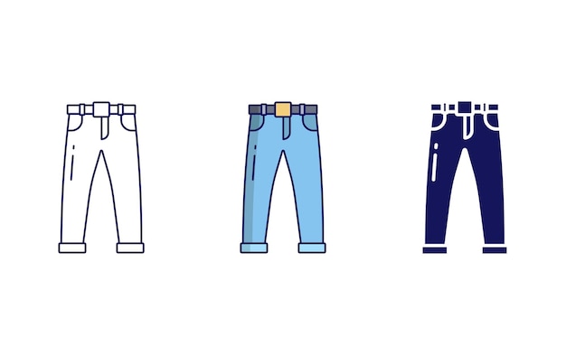 Jeans vector icon