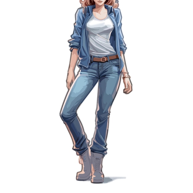 jeans vector