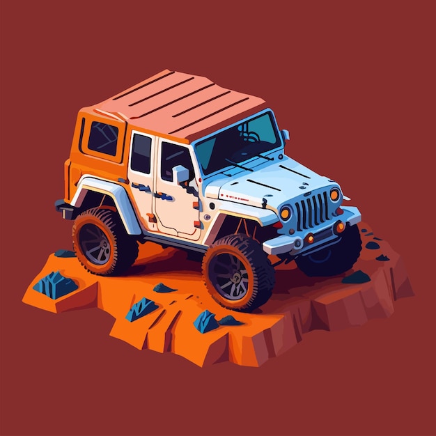 Vector jeep vecktor ofroad