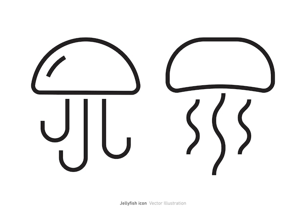 Jellyfish icon design vector illustration