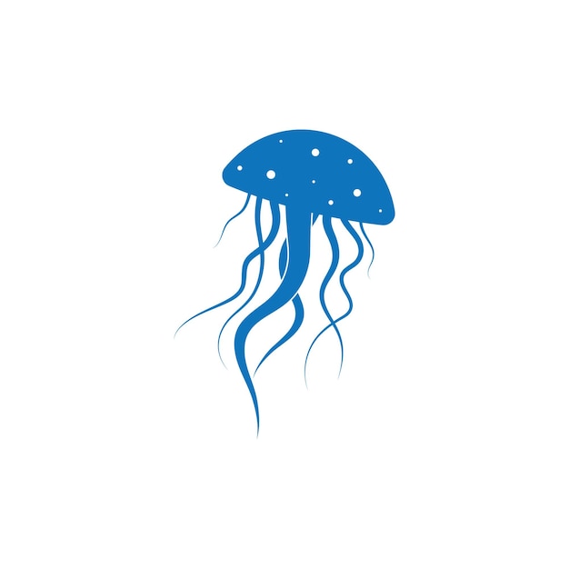 Jellyfish logo vector