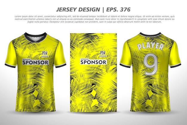 Jersey design sublimation t shirt Premium geometric pattern Incredible Vector collection for Soccer football racing cycling gaming motocross sports