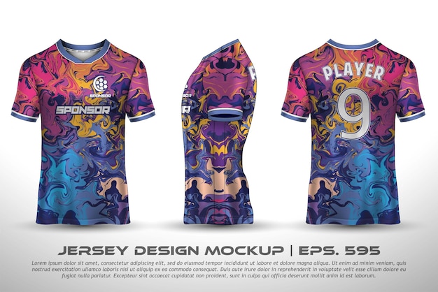 Jersey design sublimation t shirt Premium geometric pattern Incredible Vector collection for Soccer football racing cycling gaming motocross sports