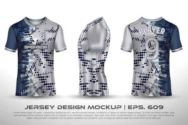 Jersey design sublimation t shirt Premium geometric pattern Incredible Vector collection for Soccer football racing cycling gaming motocross sports