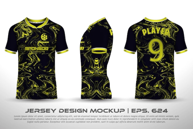 Jersey design sublimation t shirt Premium geometric pattern Incredible Vector collection for Soccer football racing cycling gaming motocross sports