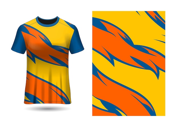 Jersey Sport abstract texture design for racing gaming motocross cycling Vector