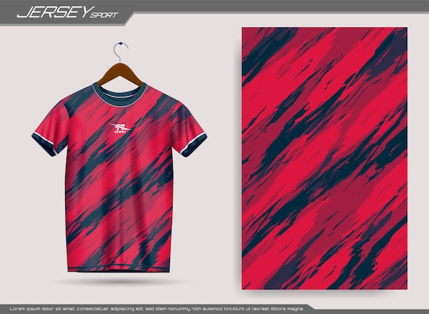 Jersey sports t-shirt.Soccer jersey mockup for soccer club.Suitable for jersey,background,poster.