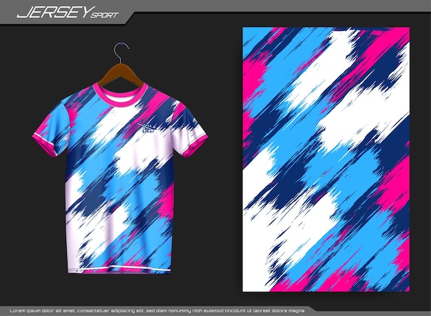 Jersey sports t-shirt. Soccer jersey mockup for soccer club. Suitable for jersey,background,poster.