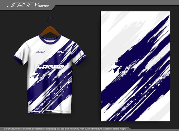 Jersey sports t-shirt. Soccer jersey mockup for soccer club.