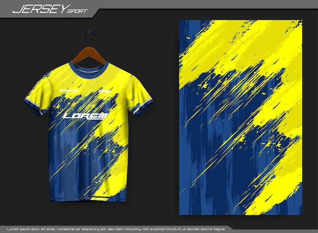 Jersey sports t-shirt. Soccer jersey for soccer club. Suitable for jersey, background, poster, etc.