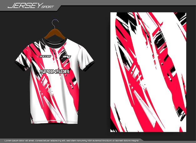 Jersey sports t-shirt. Suitable for jersey, background, poster, etc.