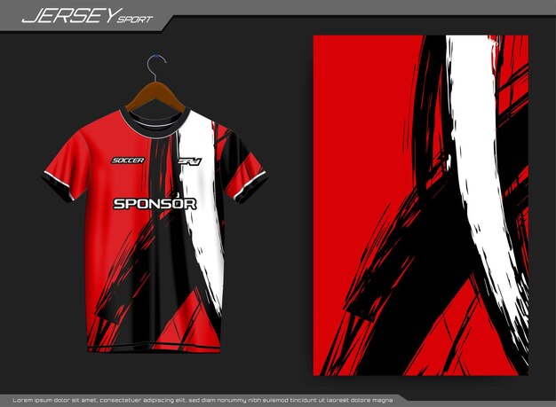 Jersey sports t-shirt. Suitable for jersey, background, poster, etc.