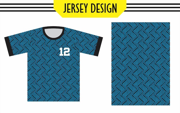 Jersey template sport t-shirt design