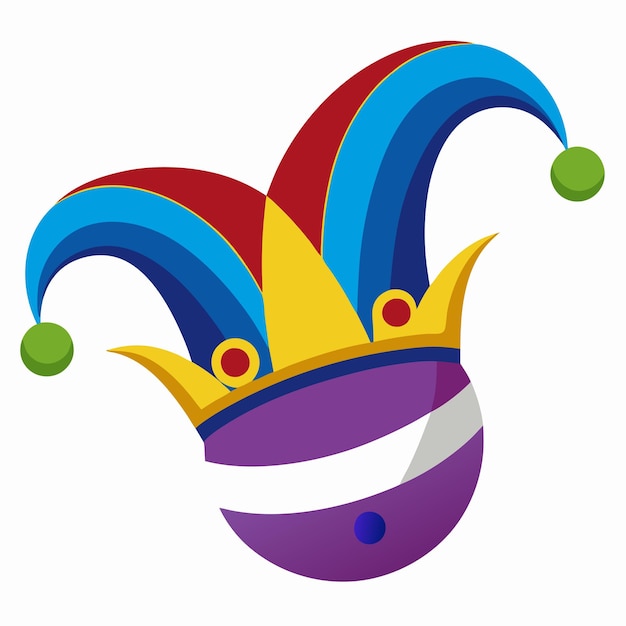 Jesters Fool Hat Vector Whimsical and Playful Design Elements