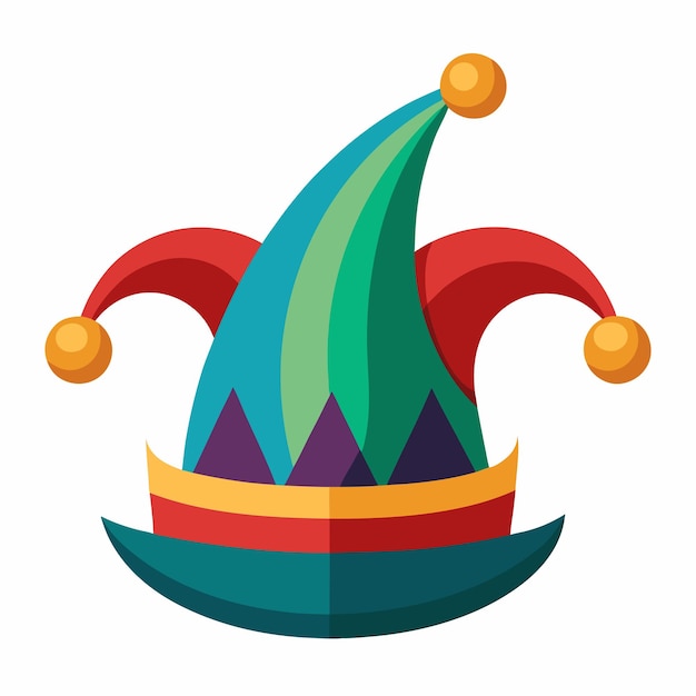 Jesters Fool Hat Vector Whimsical and Playful Design Elements