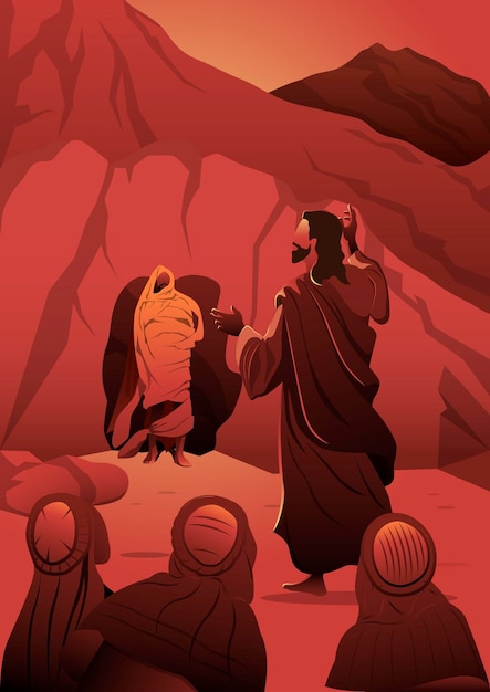 Jesus Christ raises Lazarus from the dead