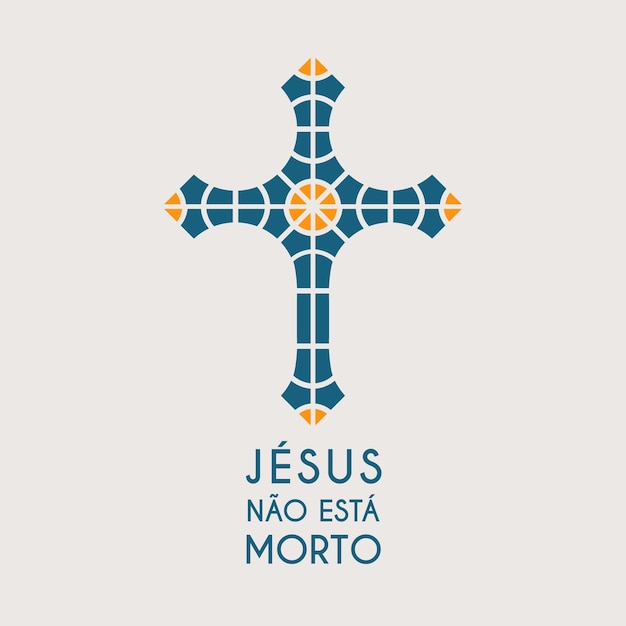 Jesus Mosaic Christ Vector Symbol