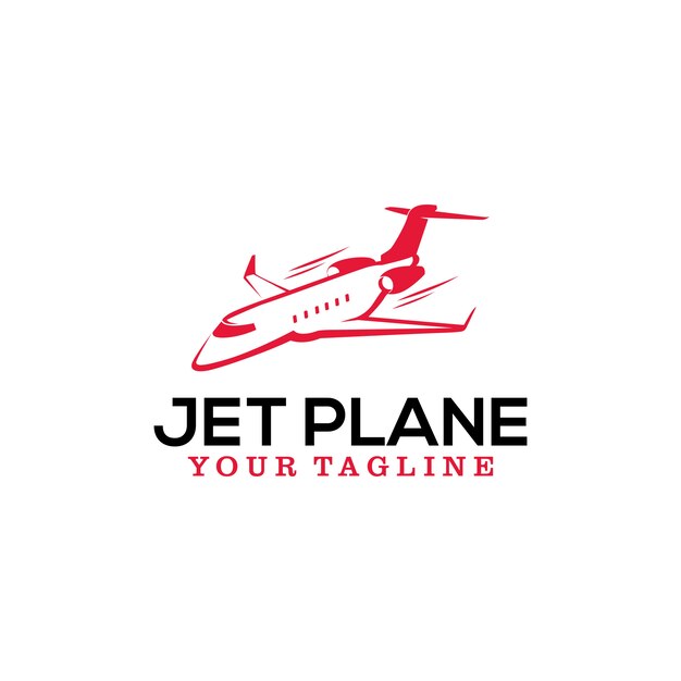 Jet plane logo