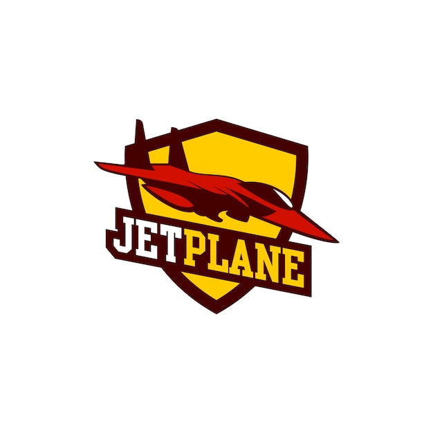 Jet plane logo