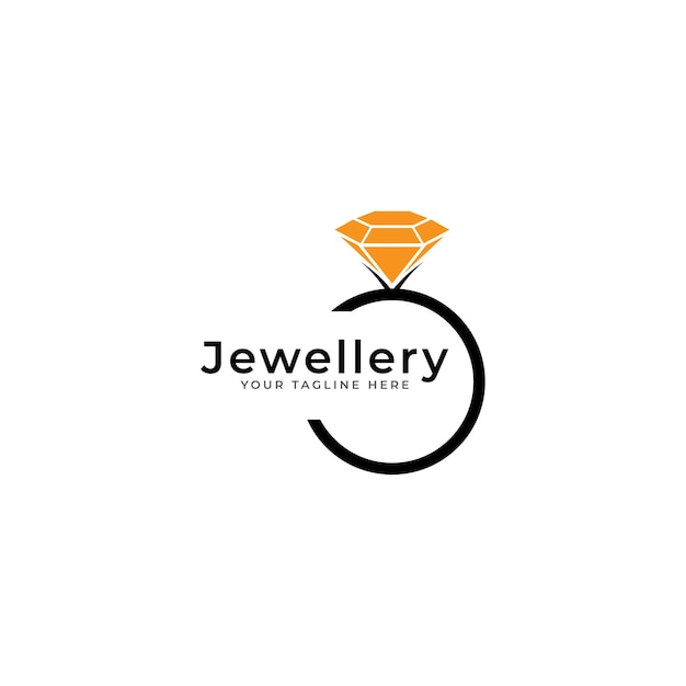 Jewellery logo symbol or icon template