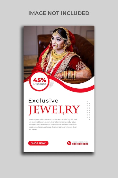 Jewelry Facebook and Instagram Story Template