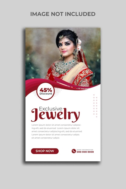 Jewelry Facebook and Instagram Story Template