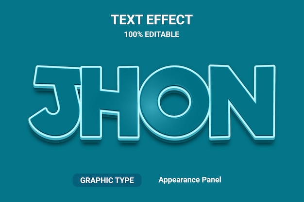 jhon 3d text effects