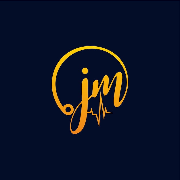 Jm Medical logo design