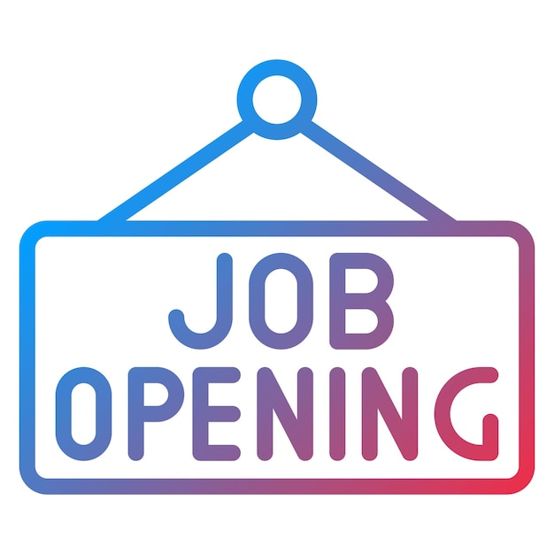 Job Opening icon vector image Can be used for Hiring Process