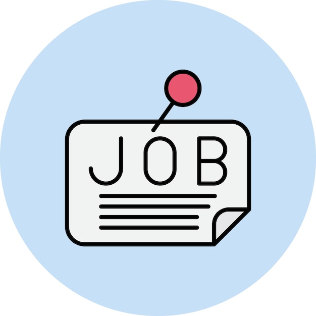 Job Posting Flat Illustration