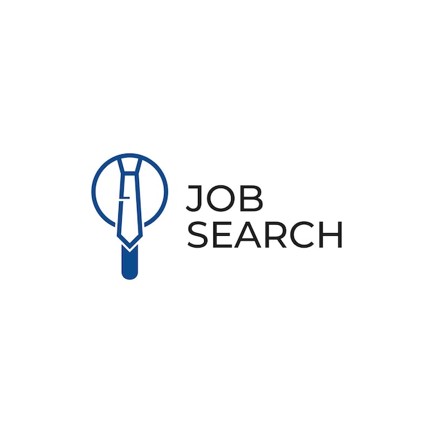 Job search logo icon design template